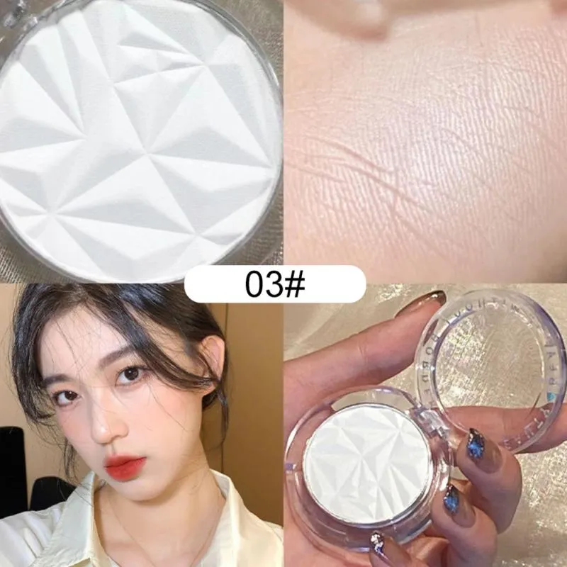 3 Colors Highlighter Powder Polvo De Hadas Glitter Powder Shimmer Contour Blush Powder Makeup For Face Body Highlight Make Up