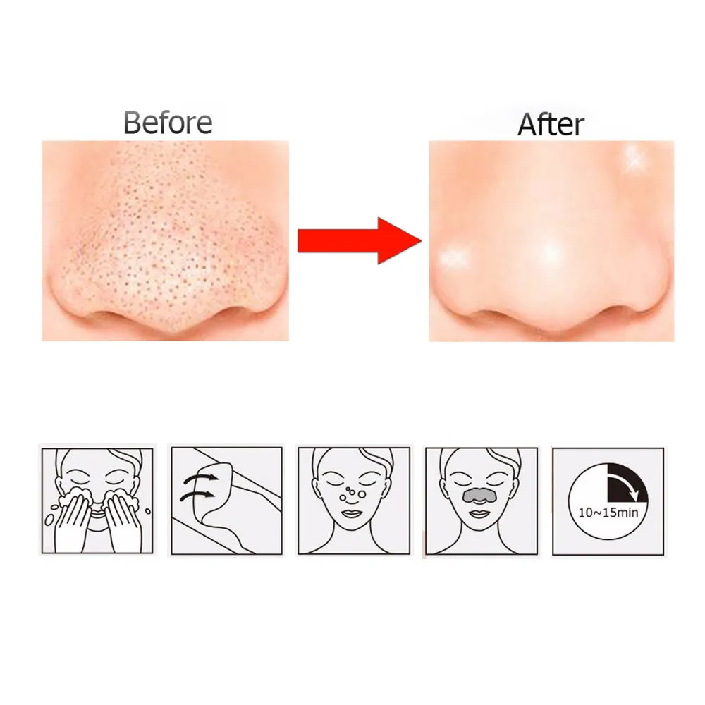 3 Pack Nose Strips Pore Cleansing Blackhead Remover Peel Off Mask Nose Sticker