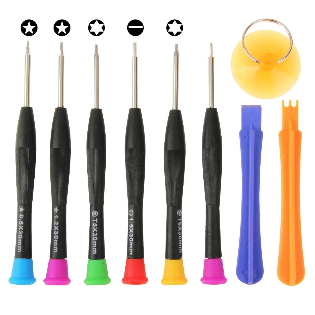 9-in-1 Iphone Repair Tool Kit for 6 / 6s / 5 / 5s - Professional Screwdriver Set