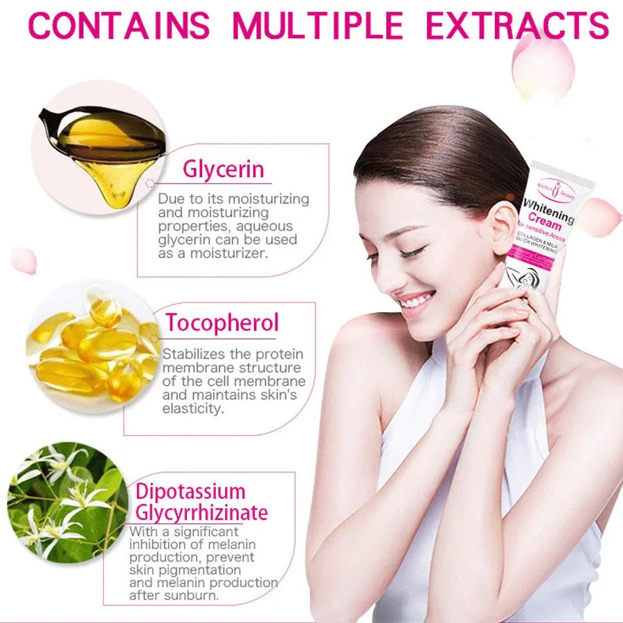 Aichun Beauty Armpit Whitening Cream Body Underarm Whitening Cream Legs and Knees Private Parts Skin Whitening Korean Skin Care