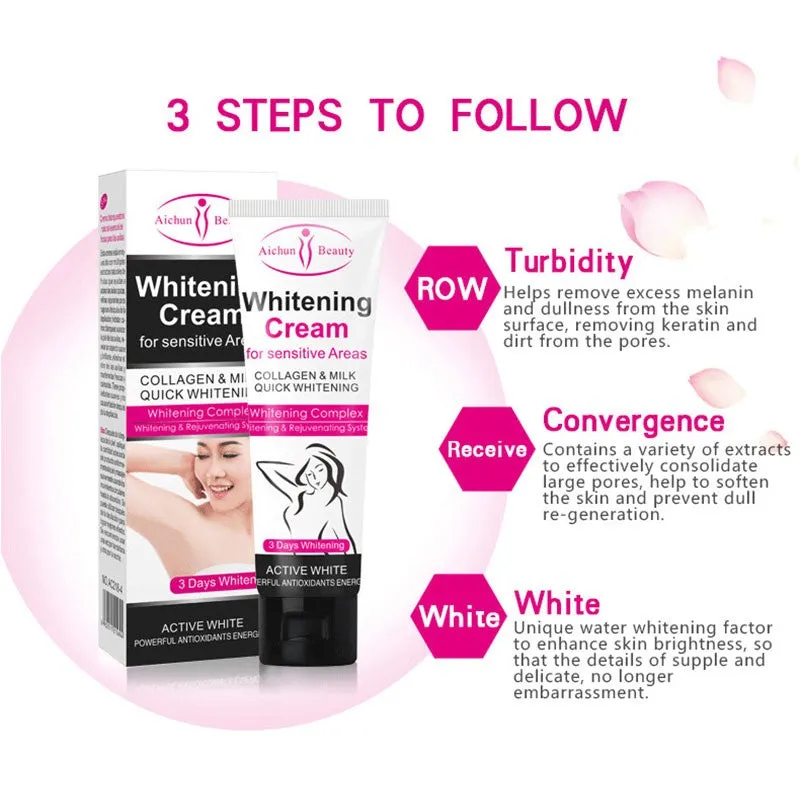 Aichun Beauty Armpit Whitening Cream Body Underarm Whitening Cream Legs and Knees Private Parts Skin Whitening Korean Skin Care