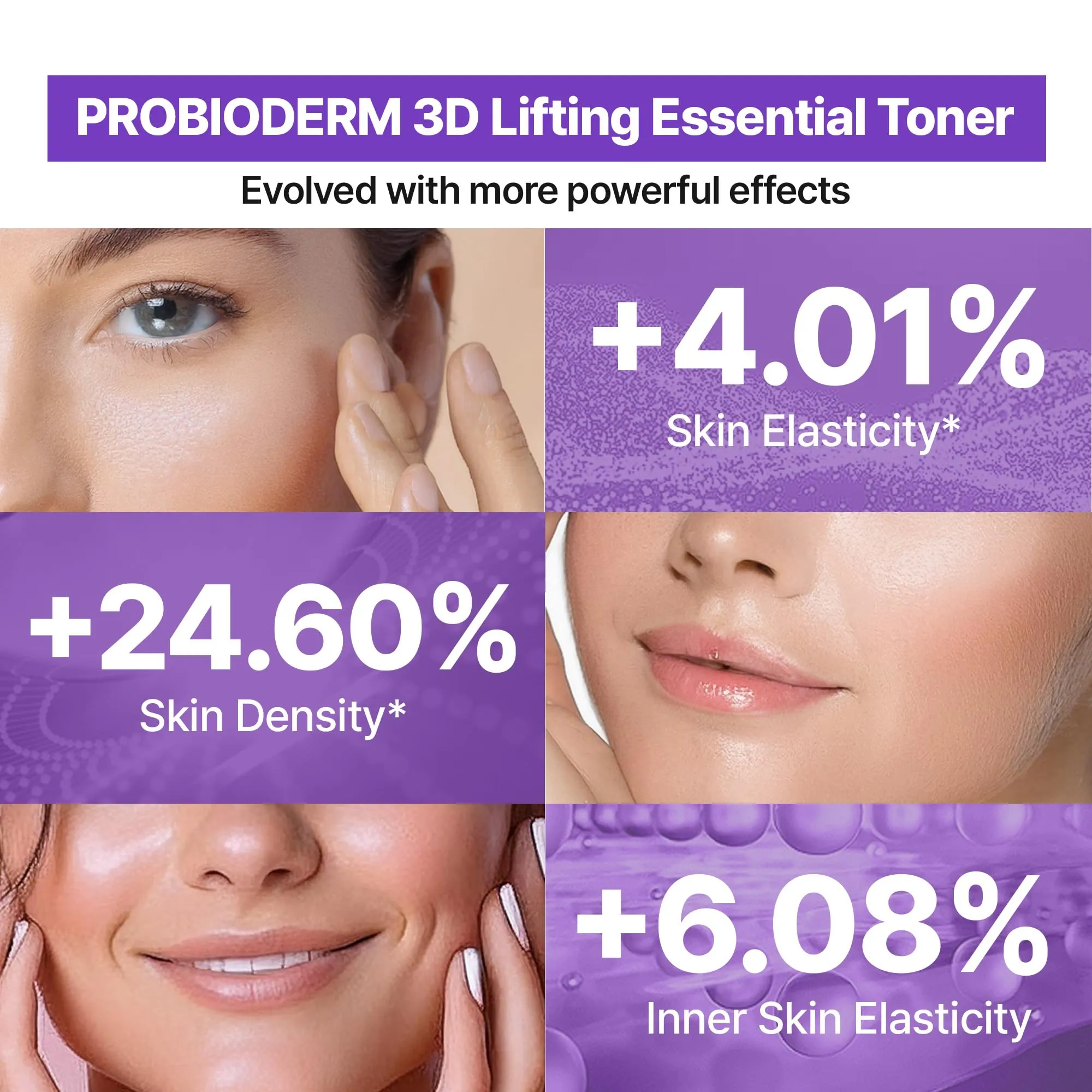 BIOHEAL BOH Probioderm™ 3D Lifting Essential Toner 5.07 fl oz (150 ml) | Skin Tightening Toner with 17-Peptide Complex for Firmness & Elasticity | Hydrating & Lifting Face Toner for Daily Skincare