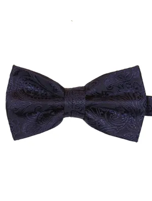 DCLIC Classic Paisley Bow Tie - Navy