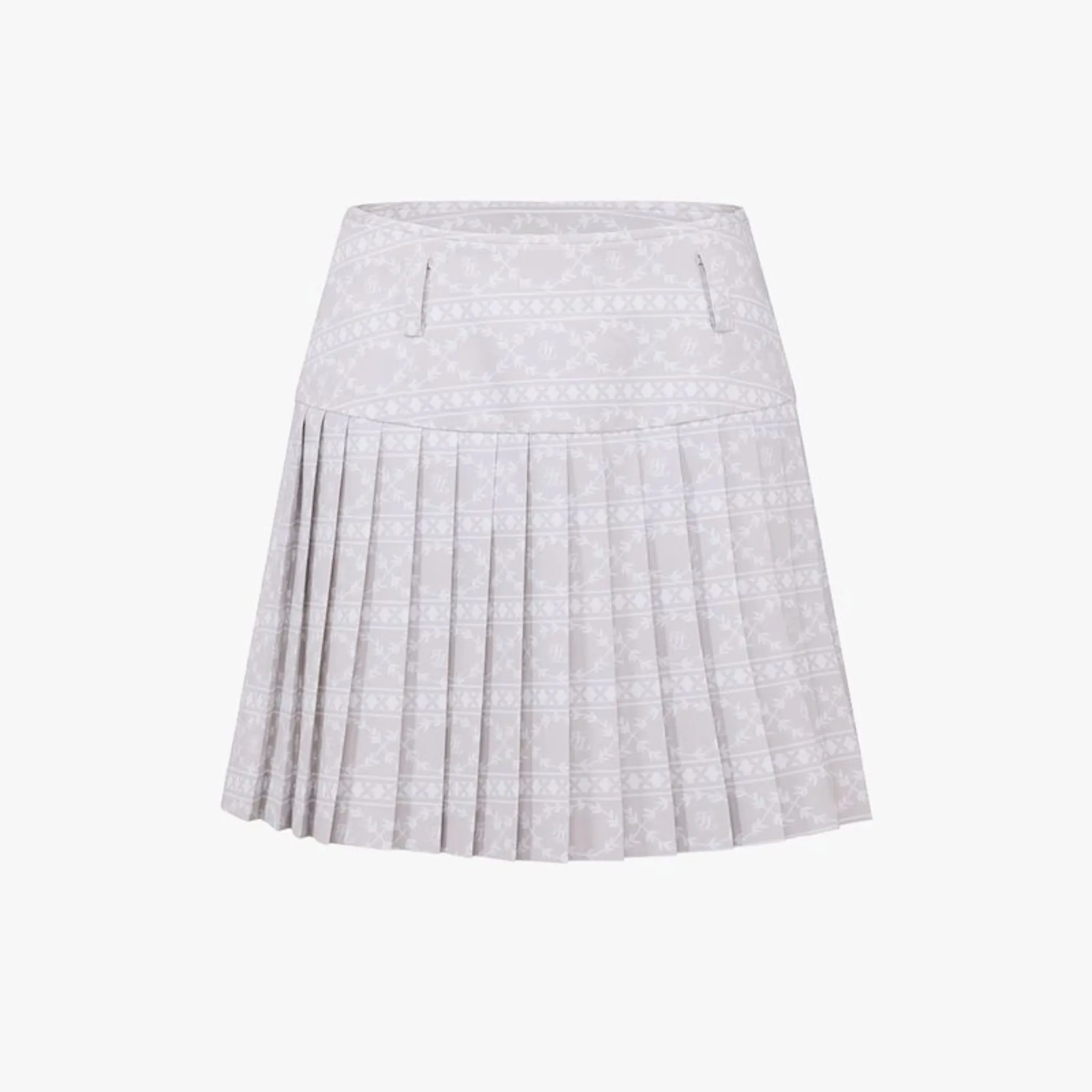 HIGH-WAIST PATTERN SKIRT