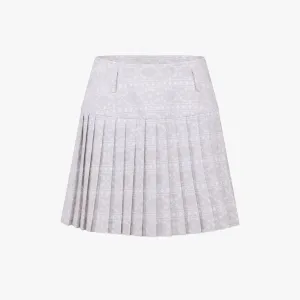 HIGH-WAIST PATTERN SKIRT