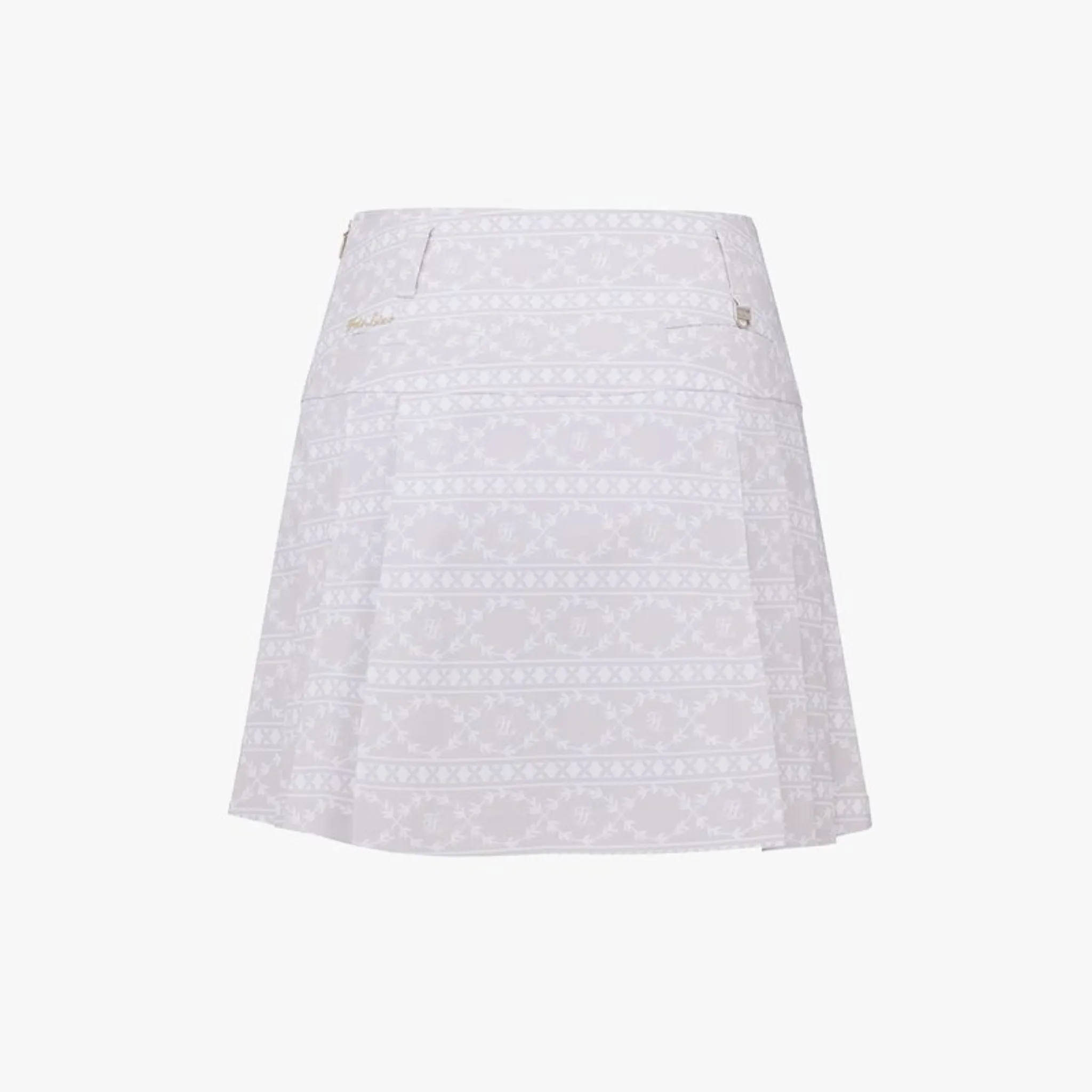 HIGH-WAIST PATTERN SKIRT