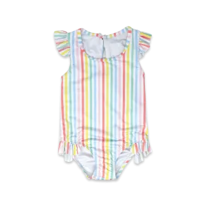 Lottie Swimsuit - Rainbow Stripe