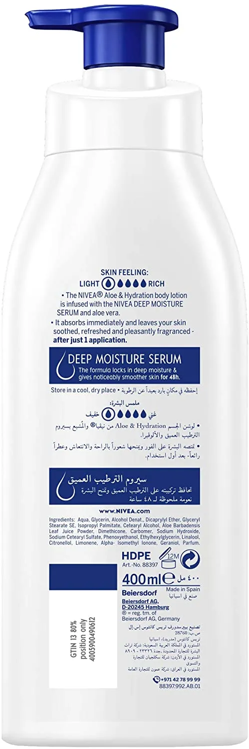 Nivea Aloe and Hydration Body Lotion