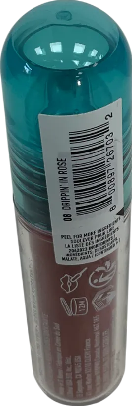 NYX Lip Iv Hydrating Gloss Serum Drippin In Rose 5ml