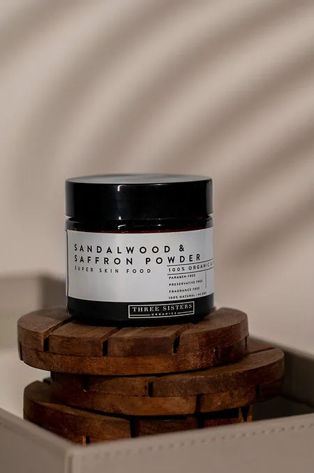 Three Sisters Organics Sandalwood & Saffron Powder
